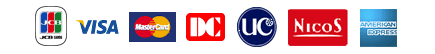 JCB・VISA・Master・Diners・DC・UC・Nicos・AMEX